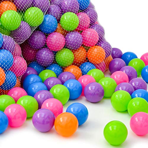 LittleTom 2000 Pelotas de Color Ø 6 cm para llenar Piscinas de Bolas para bebés