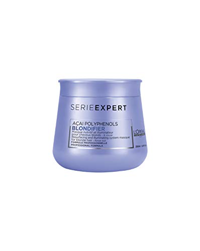 L'Oréal Professionnel - Mascarilla Blondifier Restauradora e Iluminadora para todos los Cabellos Rubios - 250 ml L'Oréal Professionnel - Mascarilla Blondifier Restauradora e Iluminadora para todos los Cabellos Rubios - 250 ml