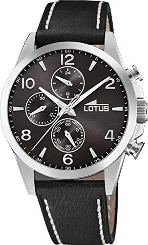 Lotus Reloj Cronógrafo para Hombre de Cuarzo con Correa en Cuero 18630/4 Lotus Reloj Cronógrafo para Hombre de Cuarzo con Correa en Cuero 18630/4