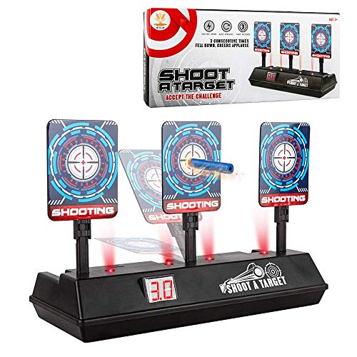 LVHERO Puntaje Digital actualizado Disparo de reinicio automático Objetivo Diana Digital para Nerf Guns Blasters LVHERO Puntaje Digital actualizado Disparo de reinicio automático Objetivo Diana Digital para Nerf Guns Blasters