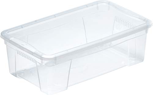 M Home Caja de Almacenaje 2 5.7 l, Translúcido, 35x21x12 cm M Home Caja de Almacenaje 2 5.7 l, Translúcido, 35x21x12 cm