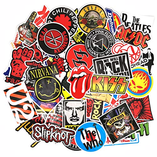 makstore 55 unidades de pegatinas para portátiles, coches, motos, bicicletas, graffiti, monopatines, música, pegatinas impermeables makstore 55 unidades de pegatinas para portátiles, coches, motos, bicicletas, graffiti, monopatines, música, pegatinas impermeables