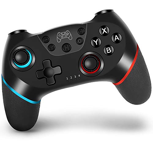 Mando para Nintendo Switch, Vinsic Controlador Bluetooth Inalámbrico, apoya dualshock, Turbo y Giroscopio, Recargable de Batería 500mAh, Controlador para Nintendo Switch/Nintendo Switch Lite Mando para Nintendo Switch, Vinsic Controlador Bluetooth Inalámbrico, apoya dualshock, Turbo y Giroscopio, Recargable de Batería 500mAh, Controlador para Nintendo Switch/Nintendo Switch Lite