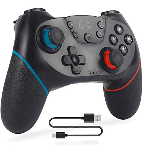 Mando pro Inalámbrico para Nintendo Switch y Switch Lite, Sefitopher Mando Bluetooth con Sensor 6 Gyro Axis y Turbo Mando pro Inalámbrico para Nintendo Switch y Switch Lite, Sefitopher Mando Bluetooth con Sensor 6 Gyro Axis y Turbo