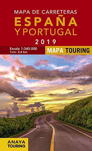 Mapa de Carreteras de España y Portugal 1:340.000, 2019 (Mapa Touring)