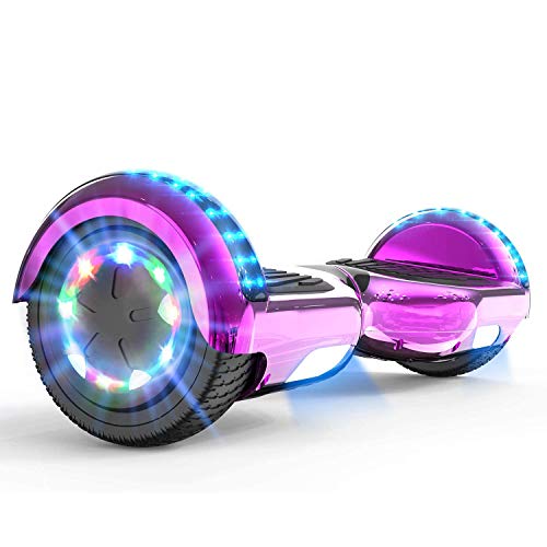 MARKBOARD Patinete Eléctrico Hoverboard, Hover 6.5 Pulgadas Board Leds, Potente batería de Litio, Bluetooth, Self Balancing, monopatín eléctrico Auto-Equilibrio