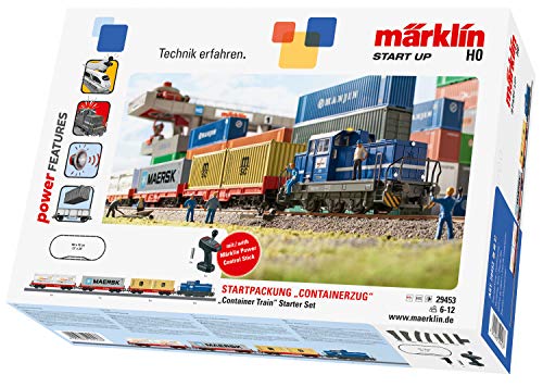 Märklin start up Start Up 29453 - Kit de iniciación para Tren de ferrocarril H0, Juego de iniciación con Tren, Carro y Carril, función de luz, a Partir de 6 años
