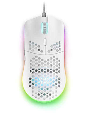 Mars Gaming MMAX Blanco, Ratón Gaming Ultraligero, RGB CHROMA 12400 DPI, Sensor Óptico PixArt 3327PRO Mars Gaming MMAX Blanco, Ratón Gaming Ultraligero, RGB CHROMA 12400 DPI, Sensor Óptico PixArt 3327PRO