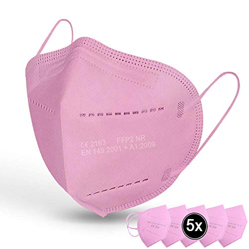 Mascarilla FFP2 5 pcs (ROSA) Homologada Certificado CE y EN 149:2001+A1:2009 HISTOKIT Mascarilla FFP2 5 pcs (ROSA) Homologada Certificado CE y EN 149:2001+A1:2009 HISTOKIT