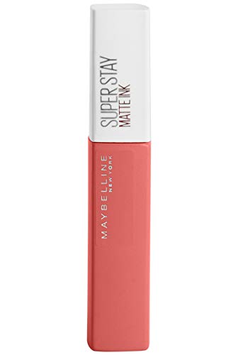 Maybelline New York, SuperStay Matte Ink, Pintalabios Mate de Larga Duración, Tono 130 - Self Starter, Rojo Nude Maybelline New York, SuperStay Matte Ink, Pintalabios Mate de Larga Duración, Tono 130 - Self Starter, Rojo Nude