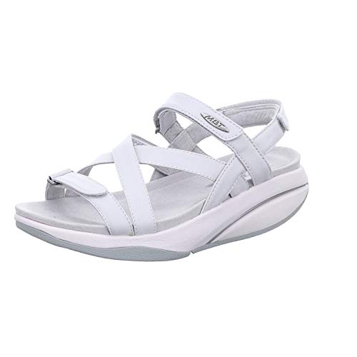 MBT Kiburi W, Sandalias con Punta Abierta Mujer, Gris (Light Grey 1085i), 37 EU