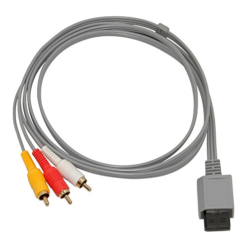 Mcbazel - Cable de audio compuesto para consola Wii y Wii U