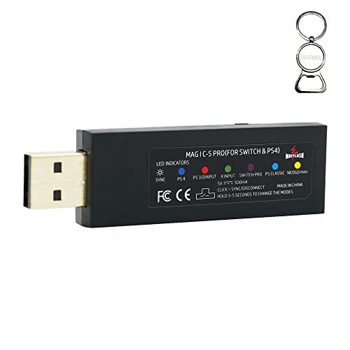 Mcbazel MAGIC-S Pro Wireless Controller Adapter for Nintendo Switch/PS4/PS3/PC/NEOGEO mini/PS Classic with Bottle Opener Mcbazel MAGIC-S Pro Wireless Controller Adapter for Nintendo Switch/PS4/PS3/PC/NEOGEO mini/PS Classic with Bottle Opener