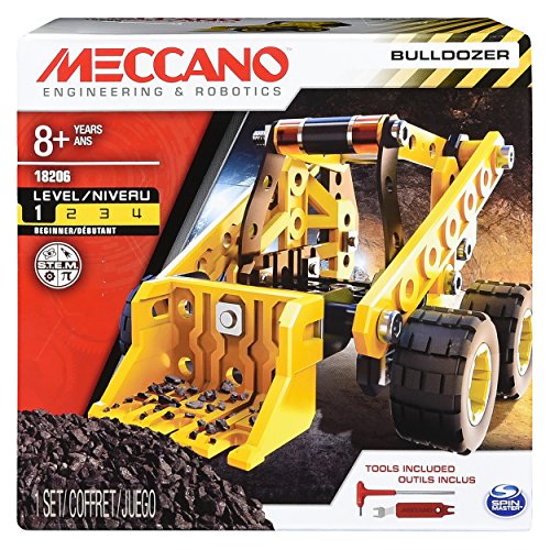 MECCANO – 6043090 – Juego de construcción de Bulldozer de Obras MECCANO – 6043090 – Juego de construcción de Bulldozer de Obras