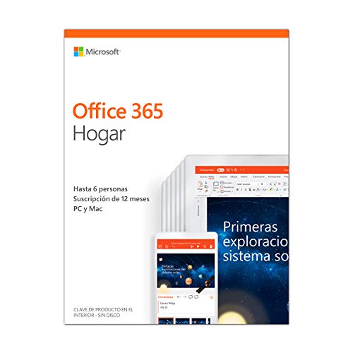 Microsoft Office 365 Hogar - Software para PC y Mac, Hasta 6 Usarios, Suscripción 1 Año Microsoft Office 365 Hogar - Software para PC y Mac, Hasta 6 Usarios, Suscripción 1 Año