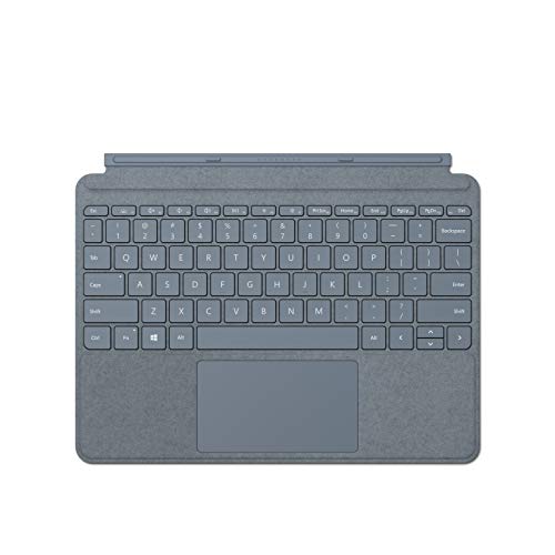 Microsoft Surface Go Signa Cover - Teclado compatible con Surface Go 1 y Surface Go 2, Azul hielo (Alcántara) KCS - 00116