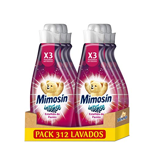 Mimosín Intense Suavizante Estallido De Pasión 52 Lavados - Pack de 6