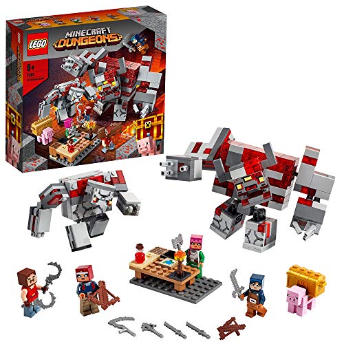 Minecraft Game La Batalla por la Piedra Roja Set de Construcción con Golem y Figuras de Monstruos, Juguete para Niños de 8+ Años de Edad, multicolor (Lego ES 21163) Minecraft Game La Batalla por la Piedra Roja Set de Construcción con Golem y Figuras de Monstruos, Juguete para Niños de 8+ Años de Edad, multicolor (Lego ES 21163)