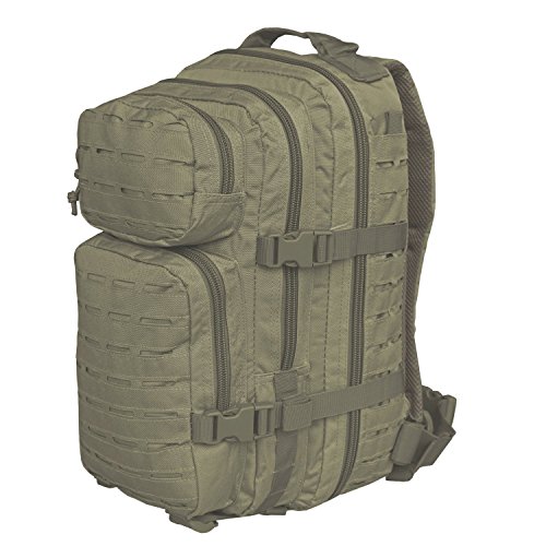 Mochila US Assault con corte láser, verde oliva Mochila US Assault con corte láser, verde oliva