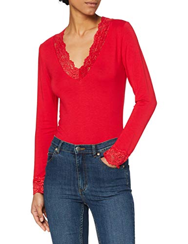 Morgan 182-tracy.n Camisa Manga Larga, Rojo (Tango Red 500), Large (Talla del Fabricante: TL) para Mujer