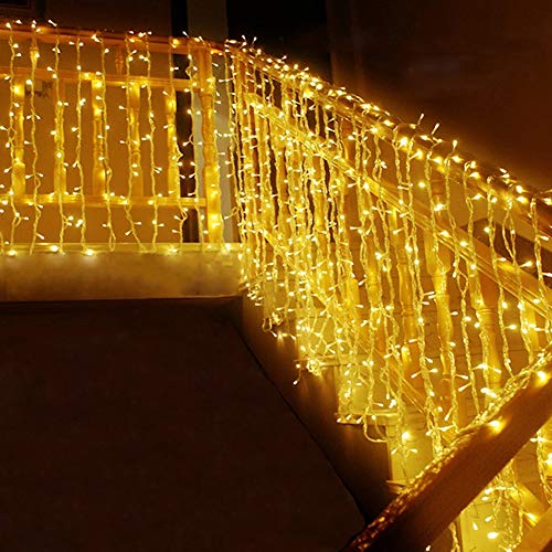 MOVEONSTEP Guirnaldas de Luces 300 LED 33m Guirnalda Luminosa Blanco Cálido 8 Modos Luces de Cadena para Fiestas Jardín Navidad Halloween Boda Iluminación Decorativa MOVEONSTEP Guirnaldas de Luces 300 LED 33m Guirnalda Luminosa Blanco Cálido 8 Modos Luces de Cadena para Fiestas Jardín Navidad Halloween Boda Iluminación Decorativa