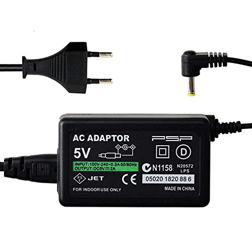 Movilideas - Cargador Fuente de Alimentación Compatible con la Consola PSP 2000 / 3000 Movilideas - Cargador Fuente de Alimentación Compatible con la Consola PSP 2000 / 3000