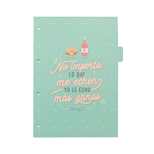 Mr. Wonderful Separadores para archivadores con frases para darlo todo Mr. Wonderful Separadores para archivadores con frases para darlo todo