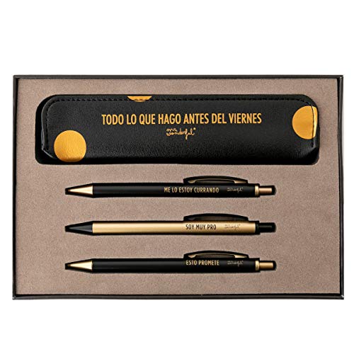Mr. Wonderful Set de escritura BlackGold - Todo lo que hago antes del viernes Mr. Wonderful Set de escritura BlackGold - Todo lo que hago antes del viernes