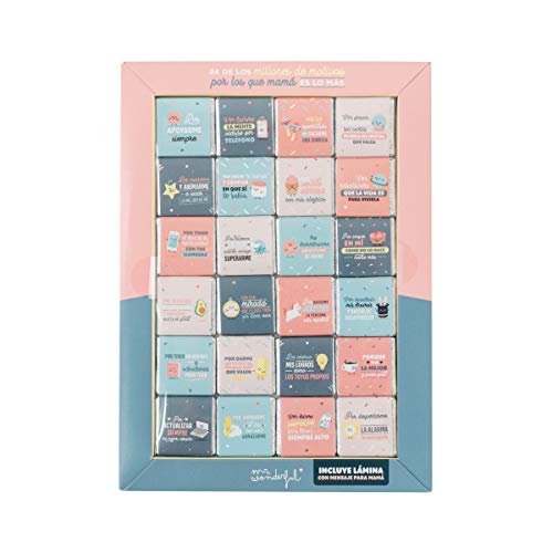 Mr. Wonderful WOA10022ES Chocolatinas - 24 Motivos por los que Mamá es lo Más Mr. Wonderful WOA10022ES Chocolatinas - 24 Motivos por los que Mamá es lo Más