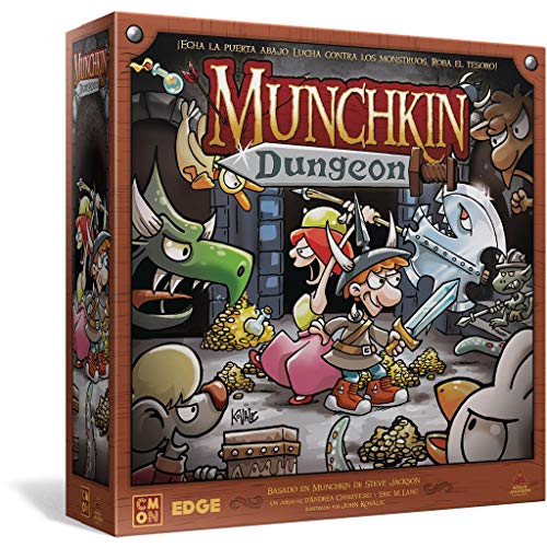 Munchkin Dungeon - ¡Echa la Puerta Abajo, Lucha contra los Monstruos, Roba el Tesoro!