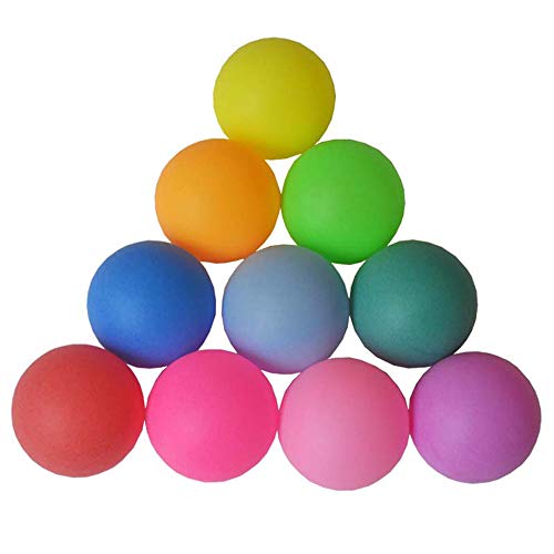 MZY1188 150 Unids/Pack Bolas de Ping Pong de 40 mm de Colores, Bolas de Tenis de Mesa de Entretenimiento Bolas de Tenis de Mesa de Colores Mezclados Juego y Actividad