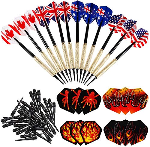 Nabance Dardos para Dardos electrónicos 12 pcs Flechas de Dardos Flechas de Dardos Eje de Dardos Suave de plástico con Puntas de Dardos y Puntas de Dardos de reemplazo y 36 Puntas de Dardos Nabance Dardos para Dardos electrónicos 12 pcs Flechas de Dardos Flechas de Dardos Eje de Dardos Suave de plástico con Puntas de Dardos y Puntas de Dardos de reemplazo y 36 Puntas de Dardos