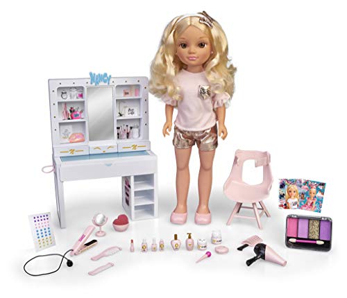 Nancy-Un día, muñeca con tocador, y Accesorios de Belleza (Famosa 700015787) Nancy-Un día, muñeca con tocador, y Accesorios de Belleza (Famosa 700015787)