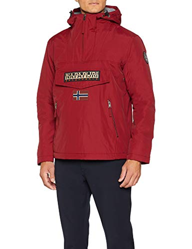 Napapijri Rainforest Pocket, Chaqueta para Hombre, Rojo (Red Bourgogne R69), Large Napapijri Rainforest Pocket, Chaqueta para Hombre, Rojo (Red Bourgogne R69), Large