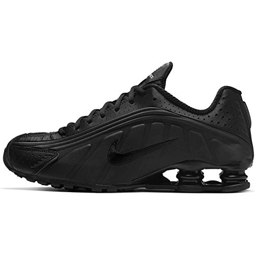 Nike Shox R4, Zapatillas de Atletismo para Hombre, Negro (Black/Black/Black/White 44), 41 EU Nike Shox R4, Zapatillas de Atletismo para Hombre, Negro (Black/Black/Black/White 44), 41 EU