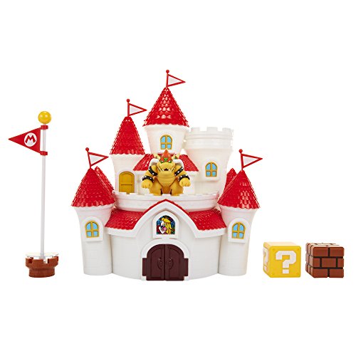 Nintendo, Super Mario Playset Castillo del Reino Champiñón, Multicolor