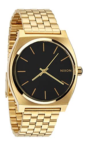 NIXON Time Teller, Reloj Hombre Dorato - Acero Inoxidable (Dorado Negro)