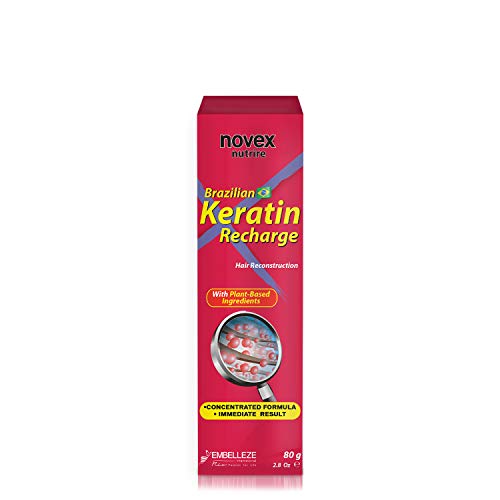Novex Recarga de Queratina Brasileña 80gr - Brazilian Keratin - Sin sal, sin parabenos, sin sulfatos, sin siliconas Novex Recarga de Queratina Brasileña 80gr - Brazilian Keratin - Sin sal, sin parabenos, sin sulfatos, sin siliconas