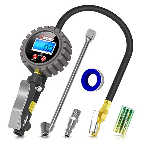 Oasser Manómetro Presión Neumáticos Digital 0-18bar Manómetro Inflador Neumáticos para Compresor Medidor Presión Neumáticos Profesional Portátil para Coche Moto Bicicleta y Camión 0-255psi P5 Oasser Manómetro Presión Neumáticos Digital 0-18bar Manómetro Inflador Neumáticos para Compresor Medidor Presión Neumáticos Profesional Portátil para Coche Moto Bicicleta y Camión 0-255psi P5