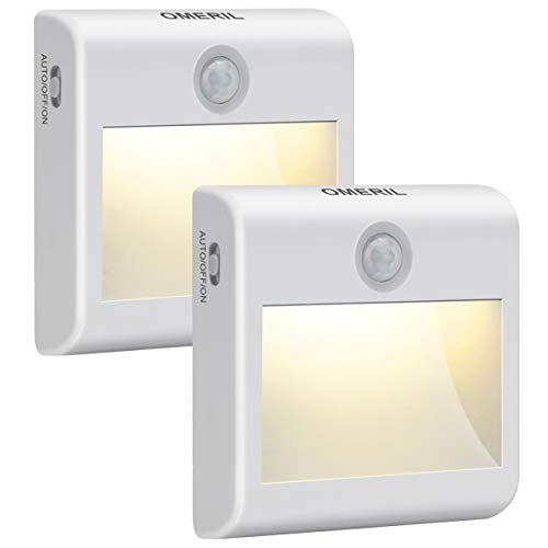 OMERIL Luz Nocturna con Sensor de Movimiento (2 Piezas), Luz Armario con 7 LED, 3 Modos y Imán Incorporado, Luz Presencia LED Pilas para Armario, Dormitorio, Escalera, Pasillo, Cocina, Baño, Garaje OMERIL Luz Nocturna con Sensor de Movimiento (2 Piezas), Luz Armario con 7 LED, 3 Modos y Imán Incorporado, Luz Presencia LED Pilas para Armario, Dormitorio, Escalera, Pasillo, Cocina, Baño, Garaje