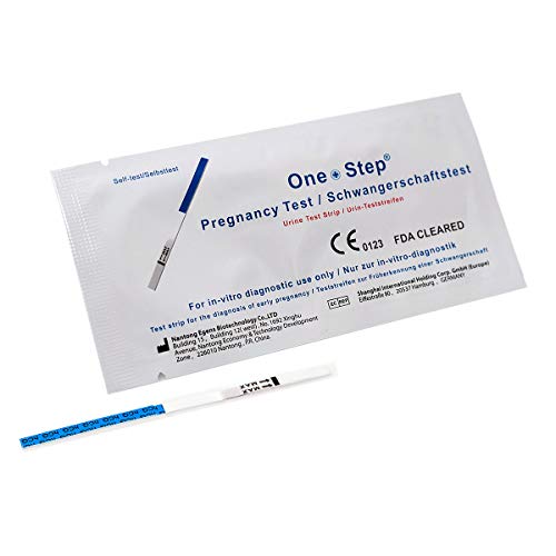 One Step - Pack de 5 pruebas de embarazo 10 mIU/ml - Envío discreto - Ancho de tira a escoger (Tira ancha) One Step - Pack de 5 pruebas de embarazo 10 mIU/ml - Envío discreto - Ancho de tira a escoger (Tira ancha)