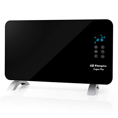 Orbegozo REH 1060 - Panel radiante digital, 1000 W, pantalla digital LED, programable, silencioso, protección IP 24 Orbegozo REH 1060 - Panel radiante digital, 1000 W, pantalla digital LED, programable, silencioso, protección IP 24