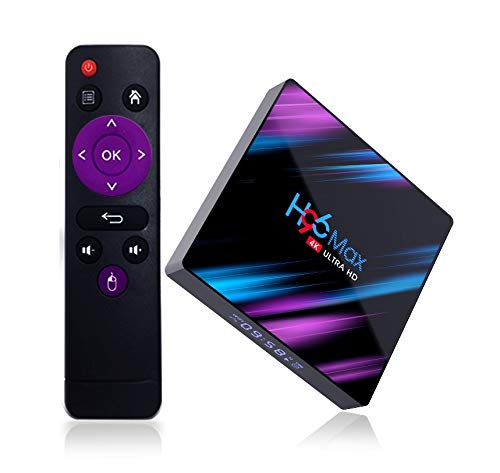 OUYAWEI Electrónica H96 Max-3318 Quad-Core Android 9.0 4K 1080P TV Box Media Player Enchufe 2G + 16G EU