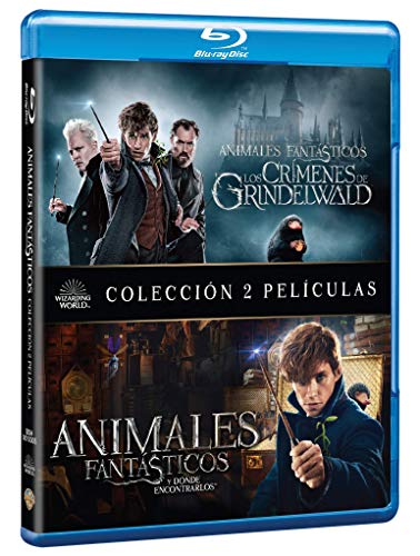 Pack: Animales Fantásticos y dónde encontrarlos + Animales fantásticos y los crímenes de Grindelwald (BD) [Blu-ray]