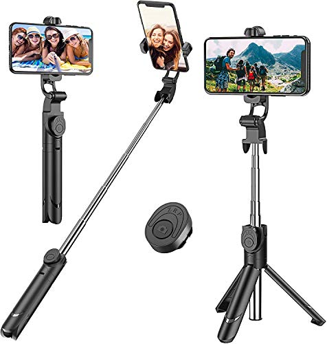 Palo Selfie Trípode, Palo Selfie Stick Bluetooth con Control Remoto, Extensible 3 en 1 Monópode para iPhone XS MAX XR 8 8 Plus 6 6s 7 7plus Android Huawei Samsung Galaxy Palo Selfie Trípode, Palo Selfie Stick Bluetooth con Control Remoto, Extensible 3 en 1 Monópode para iPhone XS MAX XR 8 8 Plus 6 6s 7 7plus Android Huawei Samsung Galaxy