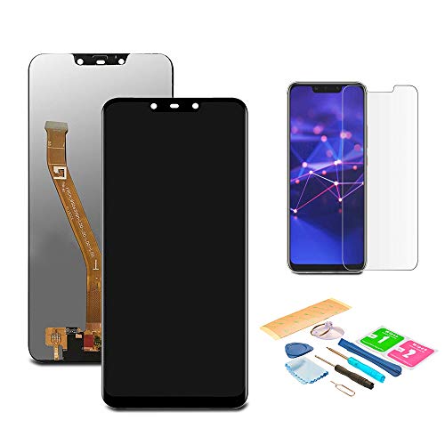 Pantalla LCD Táctil Asamblea Repuesto Compatible con Huawei Mate 20 Lite Negro con Herramientas + Película Templada Huawei Mate 20 Lite