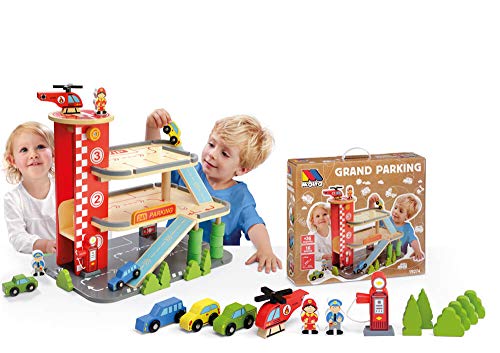 Parking Infantil de Madera Grand Parking Molto Parking Infantil de Madera Grand Parking Molto