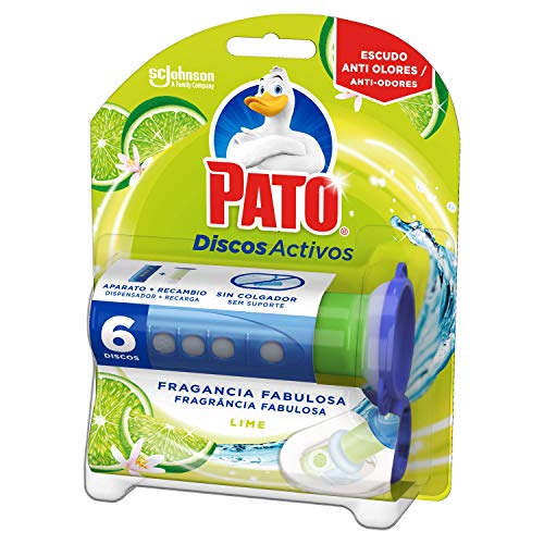 PATO - Discos Activos WC Lima, aplicador y recambio con 6 discos PATO - Discos Activos WC Lima, aplicador y recambio con 6 discos