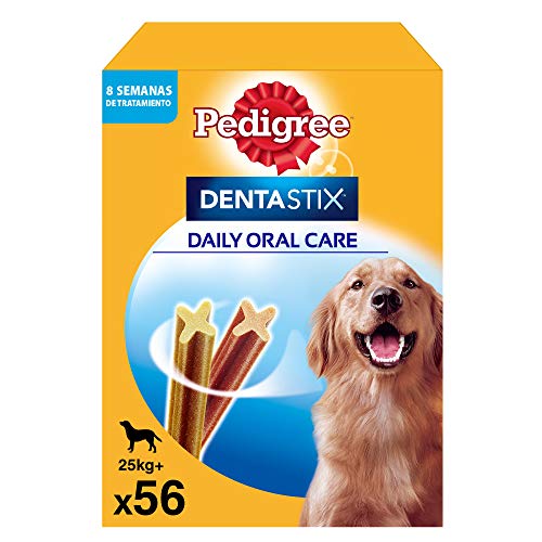 Pedigree Pack de Dentastix de uso Diario para la Limpieza Dental de Perros Grandes (56ud) Pedigree Pack de Dentastix de uso Diario para la Limpieza Dental de Perros Grandes (56ud)