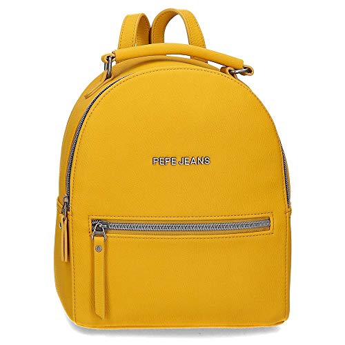 Pepe Jeans 7042124, Bolso Mochila Mujeres, Ocre, Media